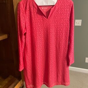 Women's Coolibar Swim Cover-Up - Pink - Size L